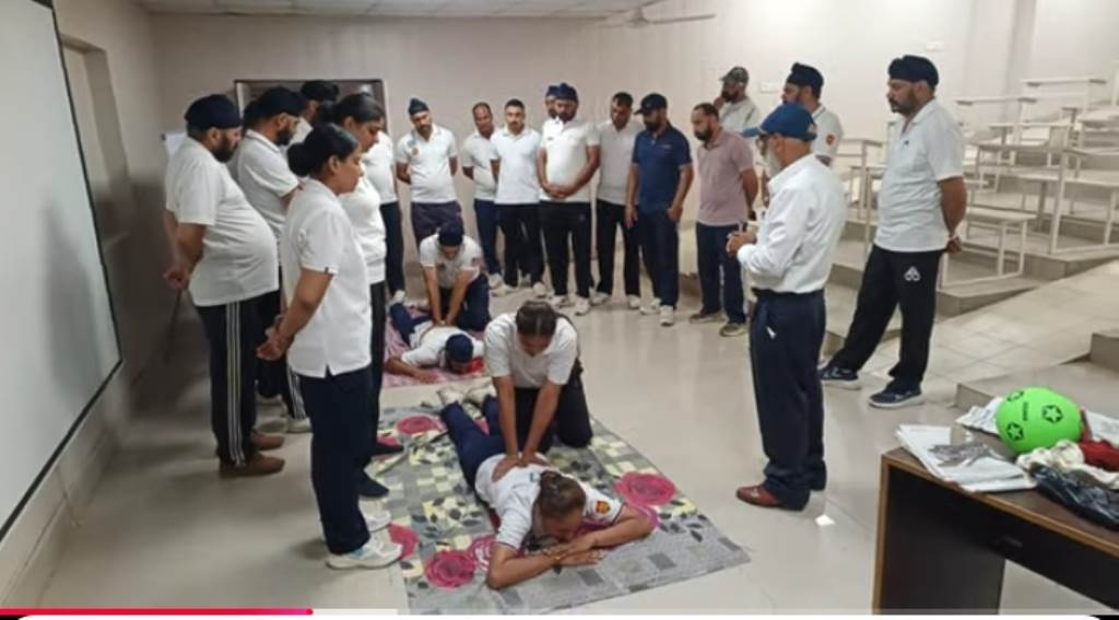 Through training and practice helping angels can be created for the safety of humanity DSP Mukesh Sharma